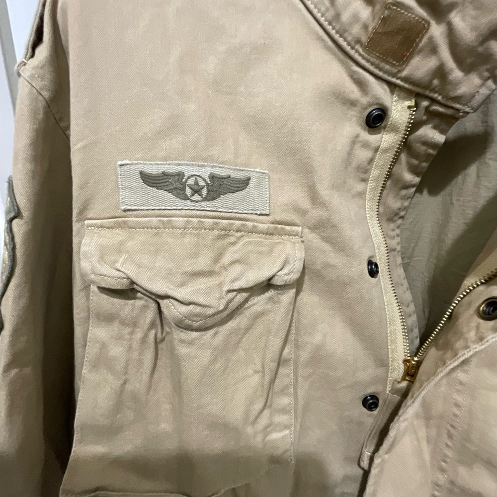 Polo Ralph Lauren Khaki Military Field Jacket XXB new with tags. - Picture 2 of 14